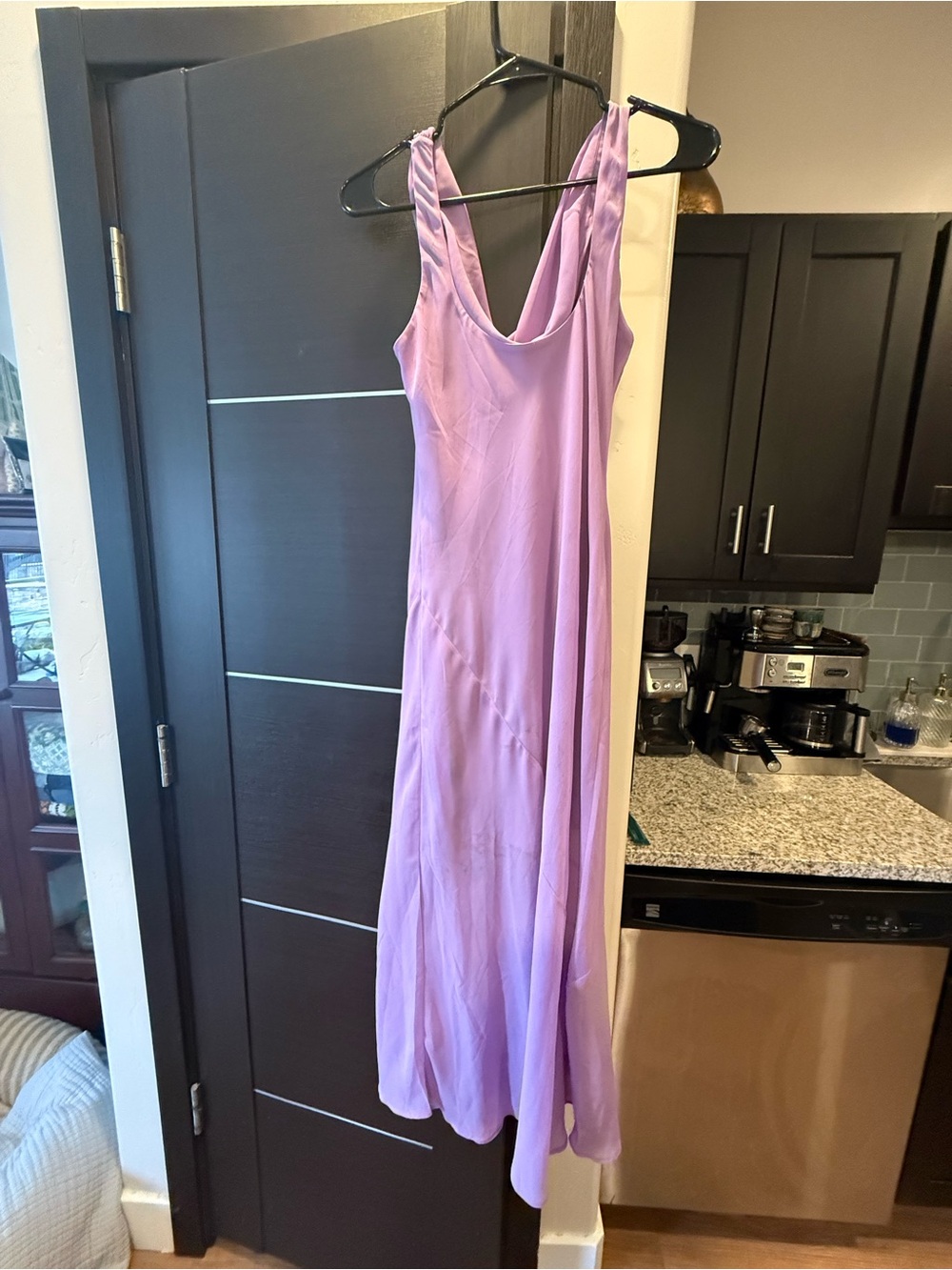 Abercrombie & Fitch Lavender Maxi Slip Dress